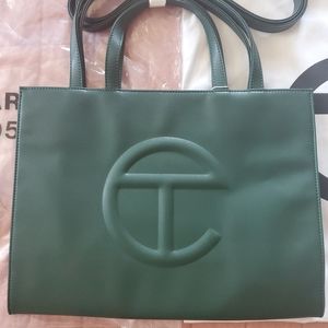 Telfar Medium Shopping Bag Dark Olive NWT
